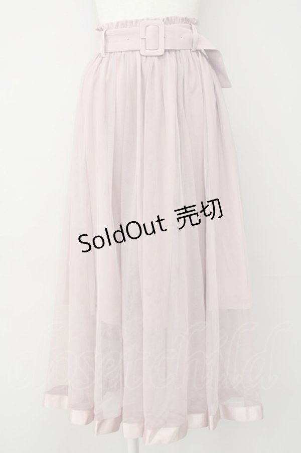 画像1: Ank Rouge / チュールレイヤードミディSK M ピンク T-25-03-20-016-CA-SK-SA-ZT (1)