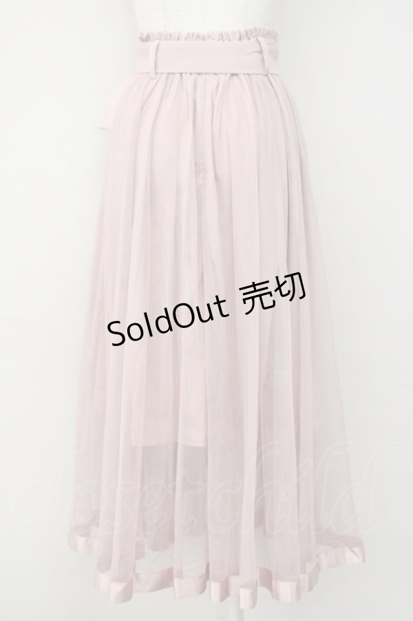 画像2: Ank Rouge / チュールレイヤードミディSK M ピンク T-25-03-20-016-CA-SK-SA-ZT (2)