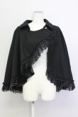 画像1: MR corset / レース切替ケープ  黒 T-25-03-21-012-PU-JA-SA-ZI (1)