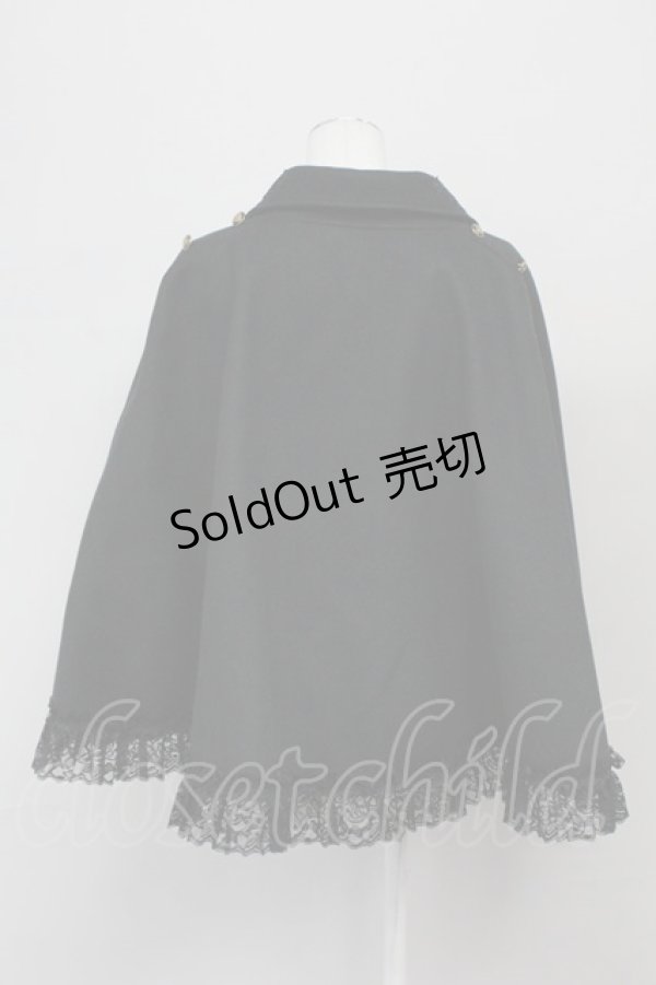 画像2: MR corset / レース切替ケープ  黒 T-25-03-21-012-PU-JA-SA-ZI (2)