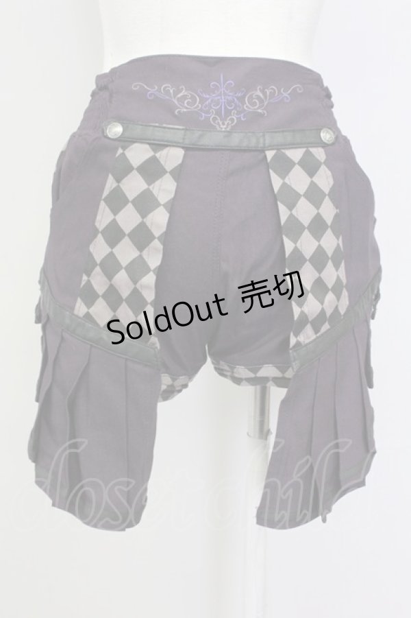 画像2: Ozz oneste / Sunset Rose　ショートパンツ  パープル T-25-03-21-016-OO-PA-SA-ZT (2)