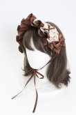 画像1: LOLITAその他(お買取対象外) / レースリボンフリルヘッドドレス  ブラウン T-25-03-21-023-LO-AC-SA-ZT (1)