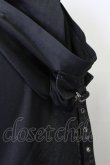 画像12: Qutie Frash / 和柄メッシュ編み上げチャイナパーカー  黒 T-25-03-21-009-QU-TO-SA-ZT (12)