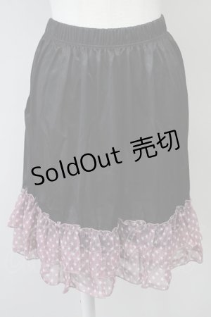 画像: MARBLE / スターシフォンスカート  黒Ｘピンク T-25-03-26-028-GO-SK-SA-ZI