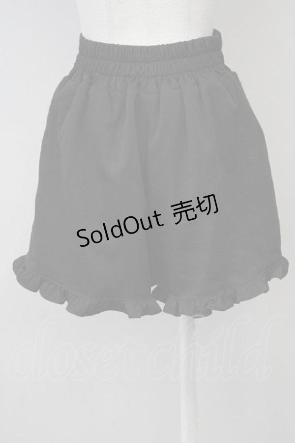 画像2: MA*RS / Wハート＆フリルショートパンツ  黒 T-25-03-26-030-EL-PA-SA-ZT (2)