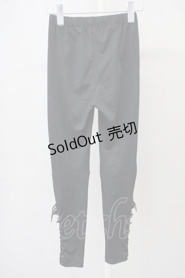 画像2: REFLEM / レースアップレギンス S 黒 T-25-03-26-032-PU-PA-SA-ZI (2)