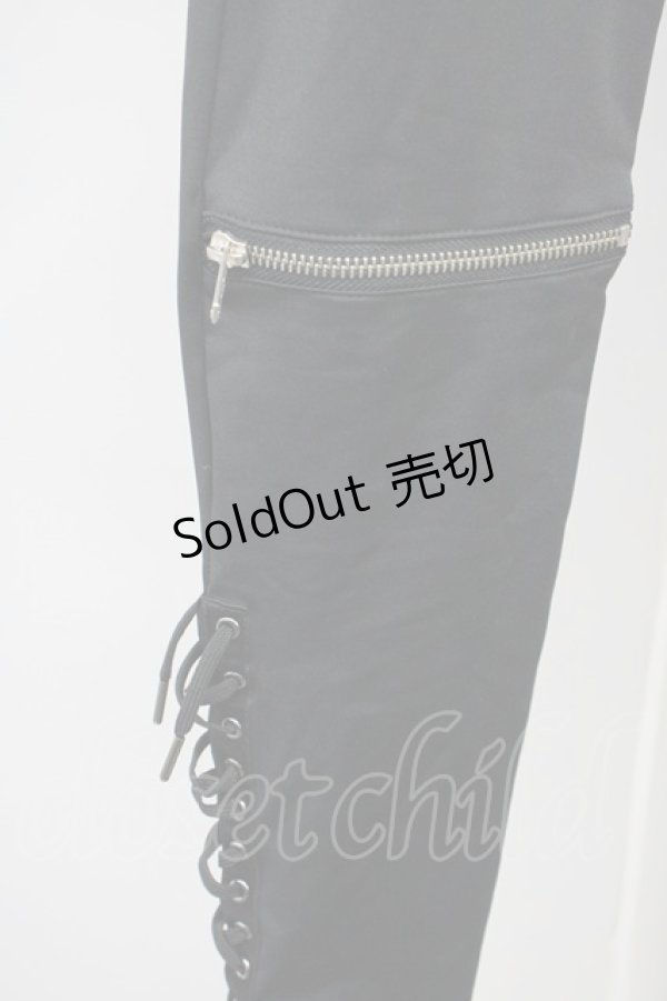 画像3: REFLEM / レースアップレギンス S 黒 T-25-03-26-032-PU-PA-SA-ZI (3)