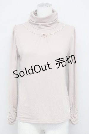 画像: axes femme / トップス  ピンクブラウン T-25-03-26-003-AX-TO-SA-ZI