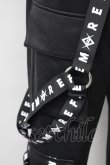 画像3: REFLEM / ハーネスロゴベルトカーゴパンツ  黒Ｘ白 T-25-03-26-033-PU-PA-SA-ZI (3)