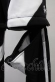 画像7: REFLEM / 2WAY切替ジャージパンツ  黒Ｘ白 T-25-03-26-034-PU-PA-SA-ZI (7)