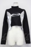 画像1: REFLEM / 2WAYサイバー切り替えクロップロンT  黒Ｘ白 T-25-03-26-010-PU-TO-SA-ZT (1)