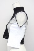 画像3: REFLEM / 2WAYサイバー切り替えクロップロンT  黒Ｘ白 T-25-03-26-010-PU-TO-SA-ZT (3)