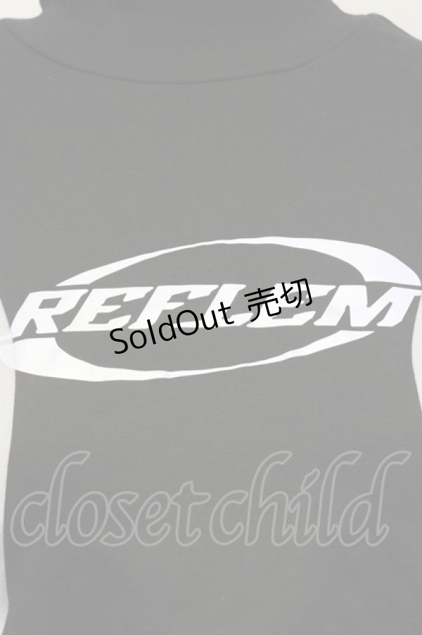 画像4: REFLEM / 2WAYサイバー切り替えクロップロンT  黒Ｘ白 T-25-03-26-010-PU-TO-SA-ZT (4)