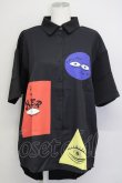 画像1: NieR Clothing / UNISEX SHIRT【EYE】  黒Ｘ青Ｘ赤Ｘ色 T-25-03-26-011-PU-BL-SA-ZI (1)