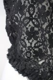 画像4: L'EST ROSE / ショート丈レースブラウス 2 ブラック T-25-03-26-015-LO-BL-SA-ZT (4)