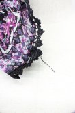 画像3: L'EST ROSE / バラスカーフ柄チュニックワンピース 2 ブラックX紫 T-25-03-26-017-LO-OP-SA-ZI (3)