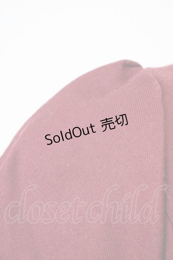 画像2: L'EST ROSE / 裾ローズ刺繍半袖ワンピース 2 ボルドー T-25-03-26-019-LO-OP-SA-ZI (2)