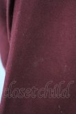 画像3: L'EST ROSE / 裾ローズ刺繍半袖ワンピース 2 ボルドー T-25-03-26-019-LO-OP-SA-ZI (3)
