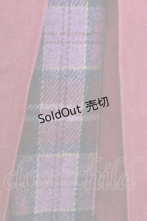 画像4: PINK HOUSE / カラーデニムプリーツスカート M レッド T-25-03-27-015-LO-SK-SA-ZI (4)