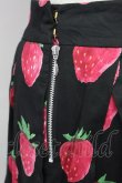 画像3: Jane Marple / Strawberry fieldタックスカート  黒Ｘ赤 T-25-03-27-018-JM-SK-SA-ZI (3)