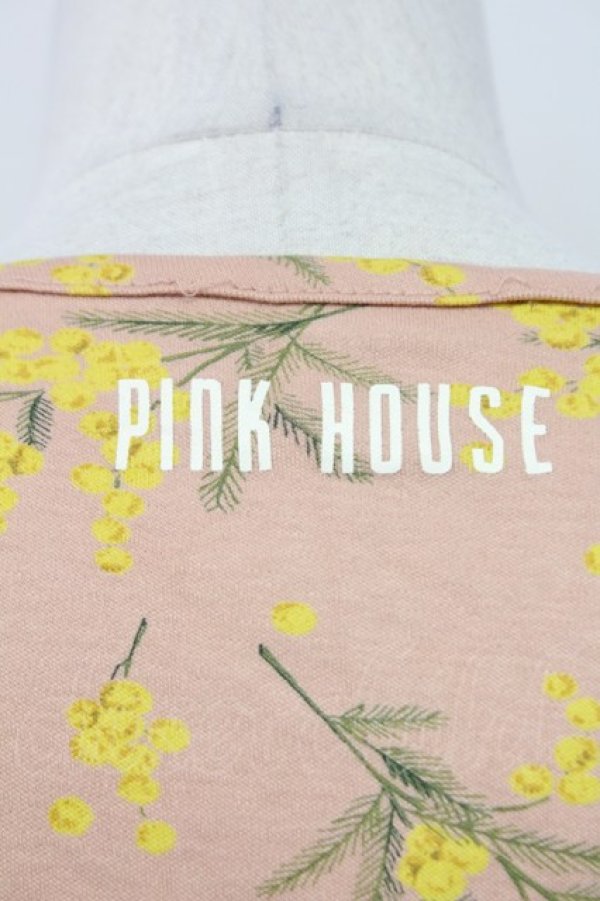 画像4: PINK HOUSE / ミモザ柄カットカーディガン L ピンク T-25-03-27-007-LO-TO-SA-ZY (4)