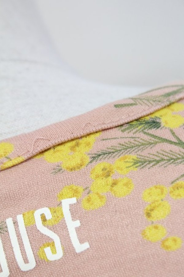 画像5: PINK HOUSE / ミモザ柄カットカーディガン L ピンク T-25-03-27-007-LO-TO-SA-ZY (5)