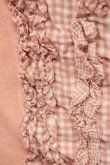 画像4: PINK HOUSE / ギンガムフリルTシャツ L ピンク T-25-03-27-008-LO-TS-SA-ZI (4)