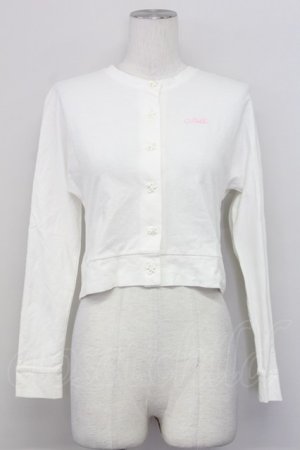 画像: MILK / Backレースアップカーデ  白 T-25-03-27-009-ML-TO-SA-ZI