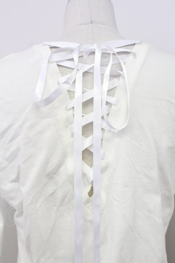 画像8: MILK / Backレースアップカーデ  白 T-25-03-27-009-ML-TO-SA-ZI (8)