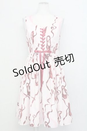 画像: MILK / レッドシューズドレス  ピンク T-25-03-27-011-ML-OP-SA-ZI