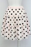 画像2: Emily Temple cute / フロッキードットスカート  ピンクＸ黒 T-25-03-27-013-ET-SK-SA-ZI (2)