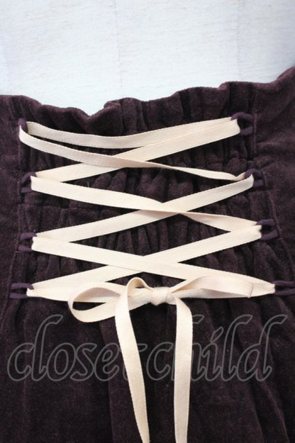 画像3: an another angelus / スエード風タイトスカート  赤茶 T-25-03-30-026-CA-SK-SA-ZT072 (3)