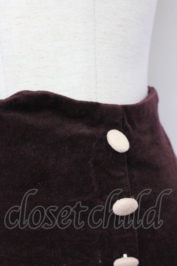 画像4: an another angelus / スエード風タイトスカート  赤茶 T-25-03-30-026-CA-SK-SA-ZT072 (4)