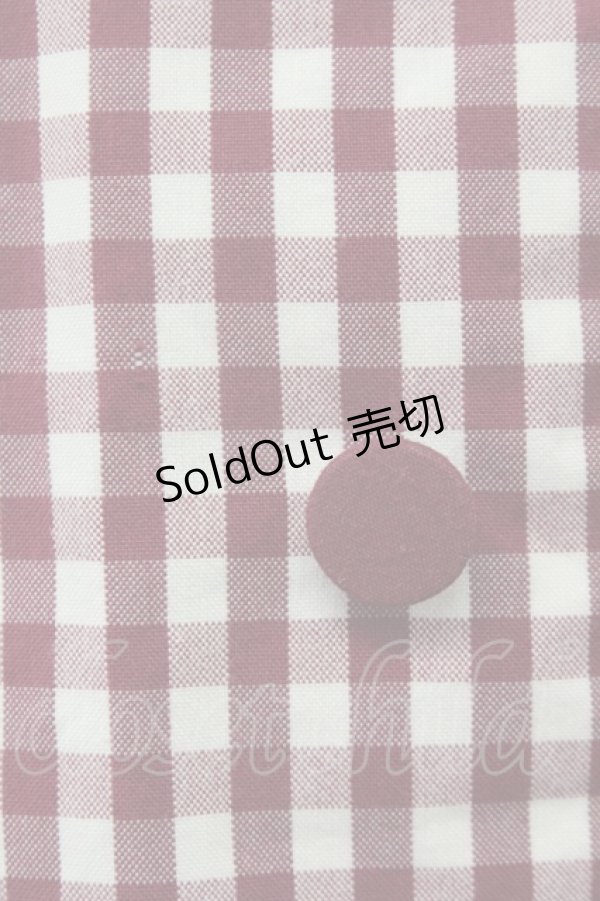 画像4: 【SALE】an another angelus / ギンガムチェックポケット付タイトスカート  レッド T-25-03-30-027-CA-SK-SA-ZT072 (4)