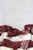 画像4: F i.n.t / 香水瓶柄シフォンスカート  ボルドー T-25-03-30-029-CA-SK-SA-ZT072 (4)