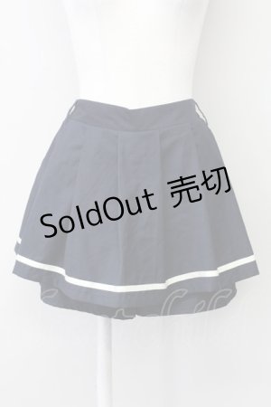 画像: F i.n.t / ライン入りスカパン  ネイビー T-25-03-30-035-CA-PA-SA-ZT261