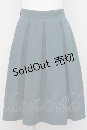 画像: an another angelus / スエード風シンプルスカート  グリーン T-25-03-31-023-CA-SK-SA-ZT160