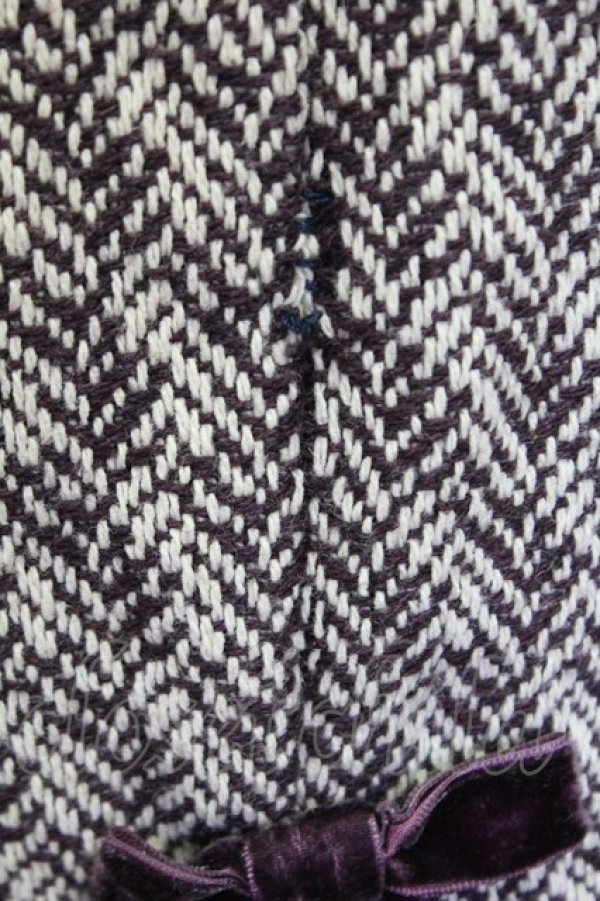 画像5: an another angelus / ツイードフリルタイトスカート  パープル T-25-03-31-031-CA-SK-SA-ZT160 (5)