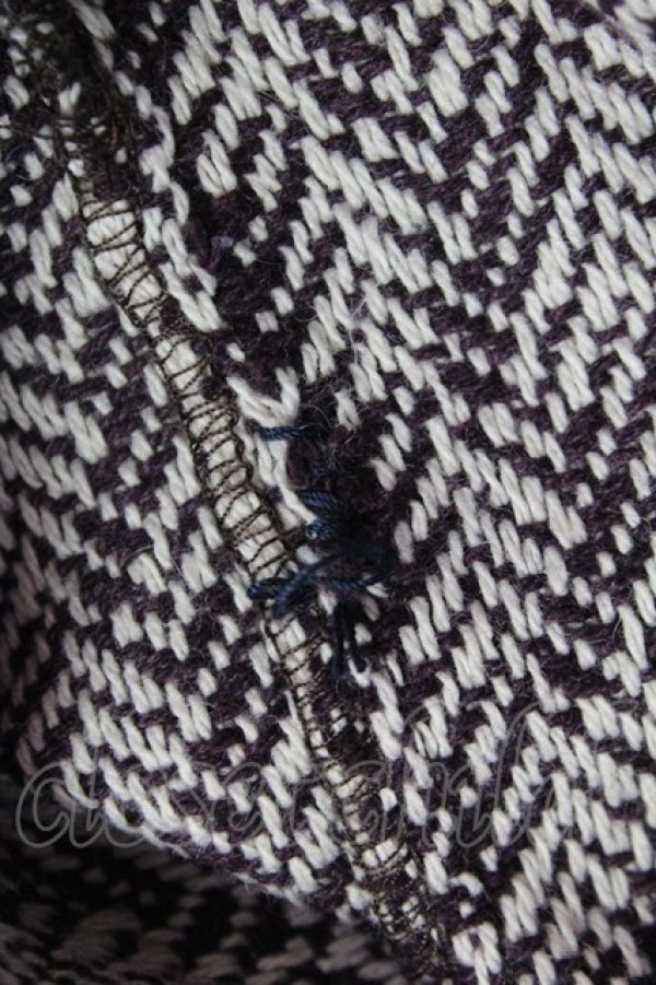 画像6: an another angelus / ツイードフリルタイトスカート  パープル T-25-03-31-031-CA-SK-SA-ZT160 (6)