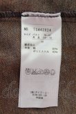 画像8: axes femme / ペプラム切替裏毛コート M ネイビーXブラウン T-25-03-31-004-AX-CO-SA-ZT-C039 (8)
