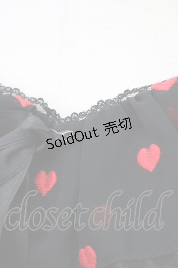 画像6: Angelic Pretty / Petit Heartジャンパースカート  黒ｘ赤 T-25-04-20-002-AP-OP-SA-ZI (6)