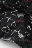 画像3: lilLilly / シュシュ  ブラック T-25-04-20-021-LO-ZA-SA-ZI (3)
