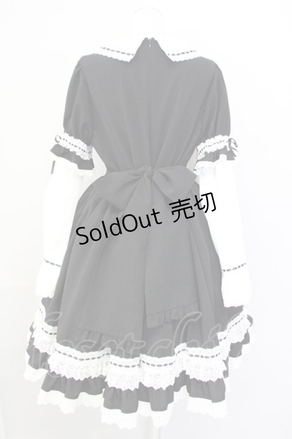 画像2: LIEF / LIEF in The Dreamワンピース  黒Ｘ白 T-25-04-20-003-LO-OP-SA-ZI (2)