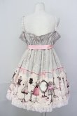 画像2: metamorphose /  Lace up dollヨーク切替ジャンパースカート  ピンク T-25-04-20-004-ME-OP-SA-ZI (2)
