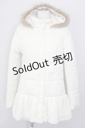 画像: LIZ LISA / ドットチュール重ねショートコート  白 T-25-04-20-011-LO-CO-SA-ZI