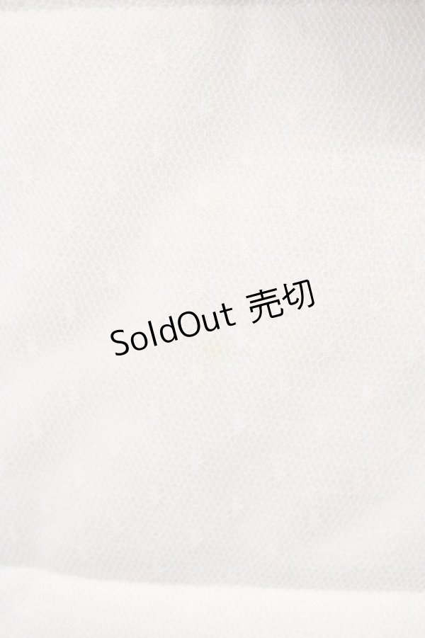 画像3: LIZ LISA / ドットチュール重ねショートコート  白 T-25-04-20-011-LO-CO-SA-ZI (3)