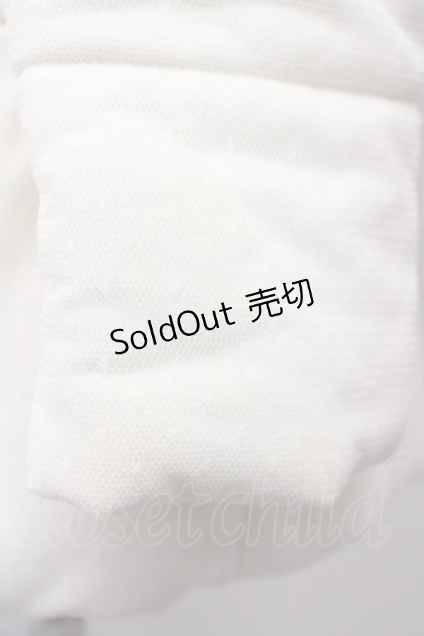 画像5: LIZ LISA / ドットチュール重ねショートコート  白 T-25-04-20-011-LO-CO-SA-ZI (5)