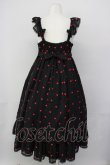 画像2: Angelic Pretty / Petit Heartジャンパースカート  黒ｘ赤 T-25-04-20-002-AP-OP-SA-ZI (2)