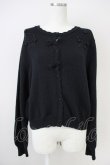 画像1: m petit by misako / ローズ刺繍ニットカーディガン  黒 T-25-04-21-017-LO-TO-SA-ZI (1)