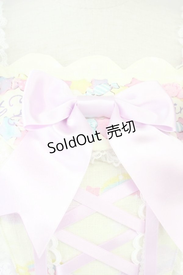 画像5: BABY,THE STARS SHINE BRIGHT / くみゃちゃんのKiraKira Sweets Halloween柄ジャンパースカートII  レモン T-25-04-21-019-BA-OP-SA-ZI (5)